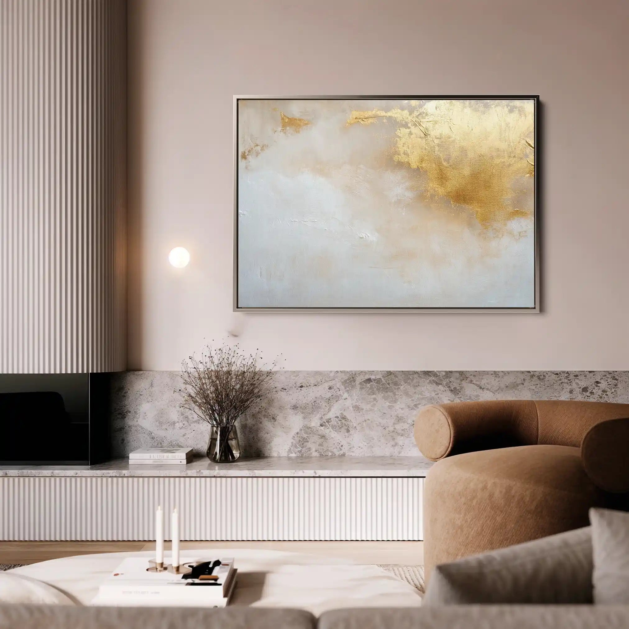 Abstract 531 Canvas Art 60 x 40 cm / Black