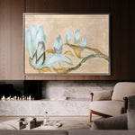 Floral 531 Canvas Art 60 x 40 cm / Black