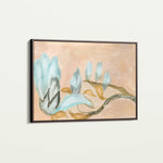 Floral 531 Canvas Art 60 x 40 cm / Black