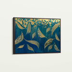 Floral 532 Canvas Art 60 x 40 cm / Black