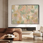 Floral 533 Canvas Art 60 x 40 cm / Black