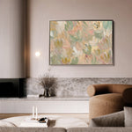 Floral 533 Canvas Art 60 x 40 cm / Black