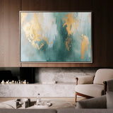 Abstract 534 Canvas Art 60 x 40 cm / Black