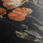 Floral 534 Canvas Art 60 x 40 cm / Black