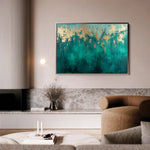 Abstract 536 Canvas Art 60 x 40 cm / Black