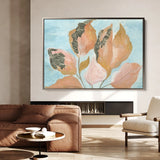 Floral 536 Canvas Art 60 x 40 cm / Black