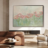 Floral 537 Canvas Art 60 x 40 cm / Black