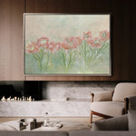 Floral 537 Canvas Art 60 x 40 cm / Black