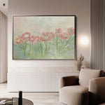 Floral 537 Canvas Art 60 x 40 cm / Black
