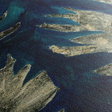 Floral 538 Canvas Art 60 x 40 cm / Black