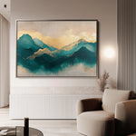 Abstract 539 Canvas Art 60 x 40 cm / Black