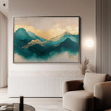 Abstract 539 Canvas Art 60 x 40 cm / Black