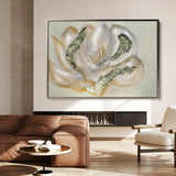 Floral 539 Canvas Art 60 x 40 cm / Black