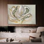 Floral 539 Canvas Art 60 x 40 cm / Black