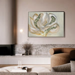 Floral 539 Canvas Art 60 x 40 cm / Black