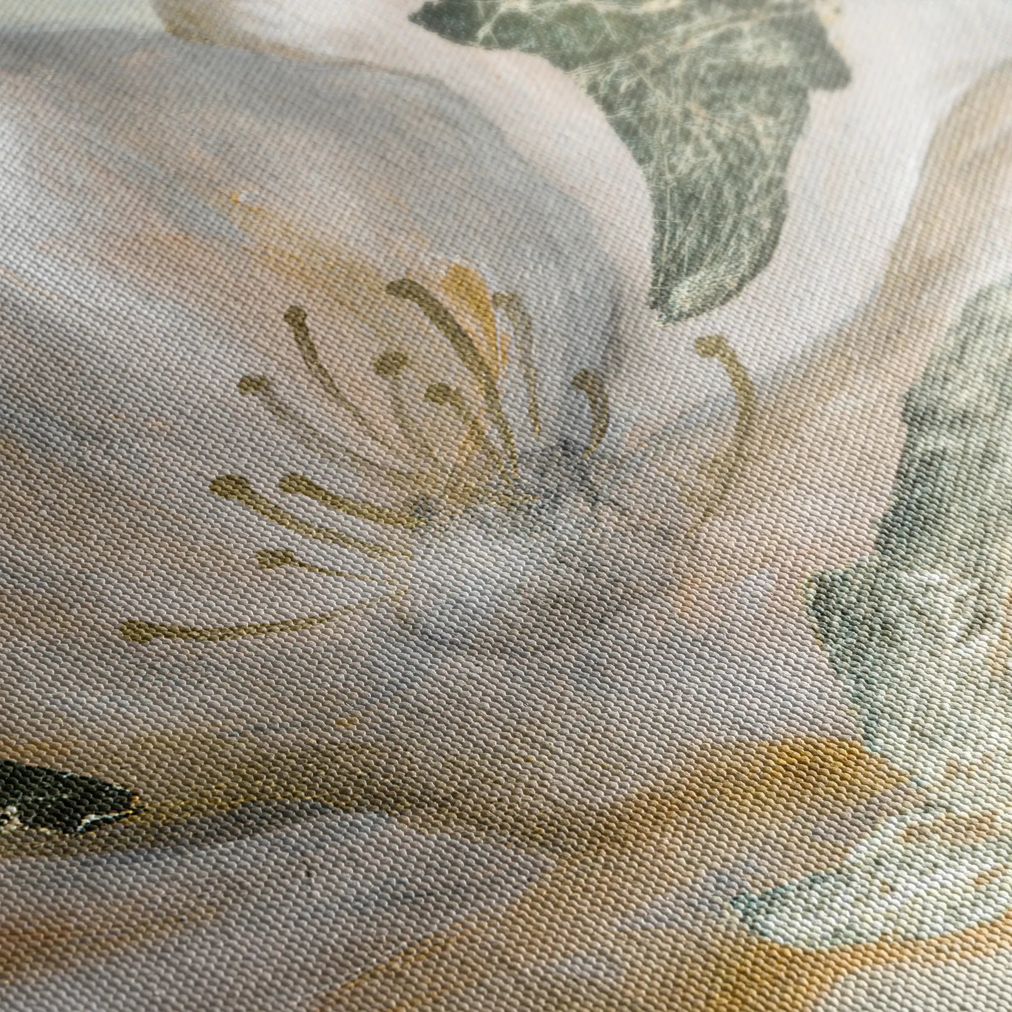 Floral 539 Canvas Art 60 x 40 cm / Black