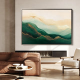 Abstract 540 Canvas Art 60 x 40 cm / Black
