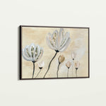 Floral 540 Canvas Art 60 x 40 cm / Black
