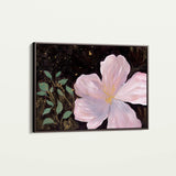 Floral 541 Canvas Art 60 x 40 cm / Black