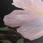Floral 541 Canvas Art 60 x 40 cm / Black