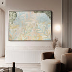 Floral 542 Canvas Art 60 x 40 cm / Black