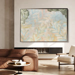 Floral 542 Canvas Art 60 x 40 cm / Black