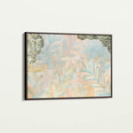 Floral 542 Canvas Art 60 x 40 cm / Black