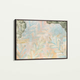 Floral 542 Canvas Art 60 x 40 cm / Black