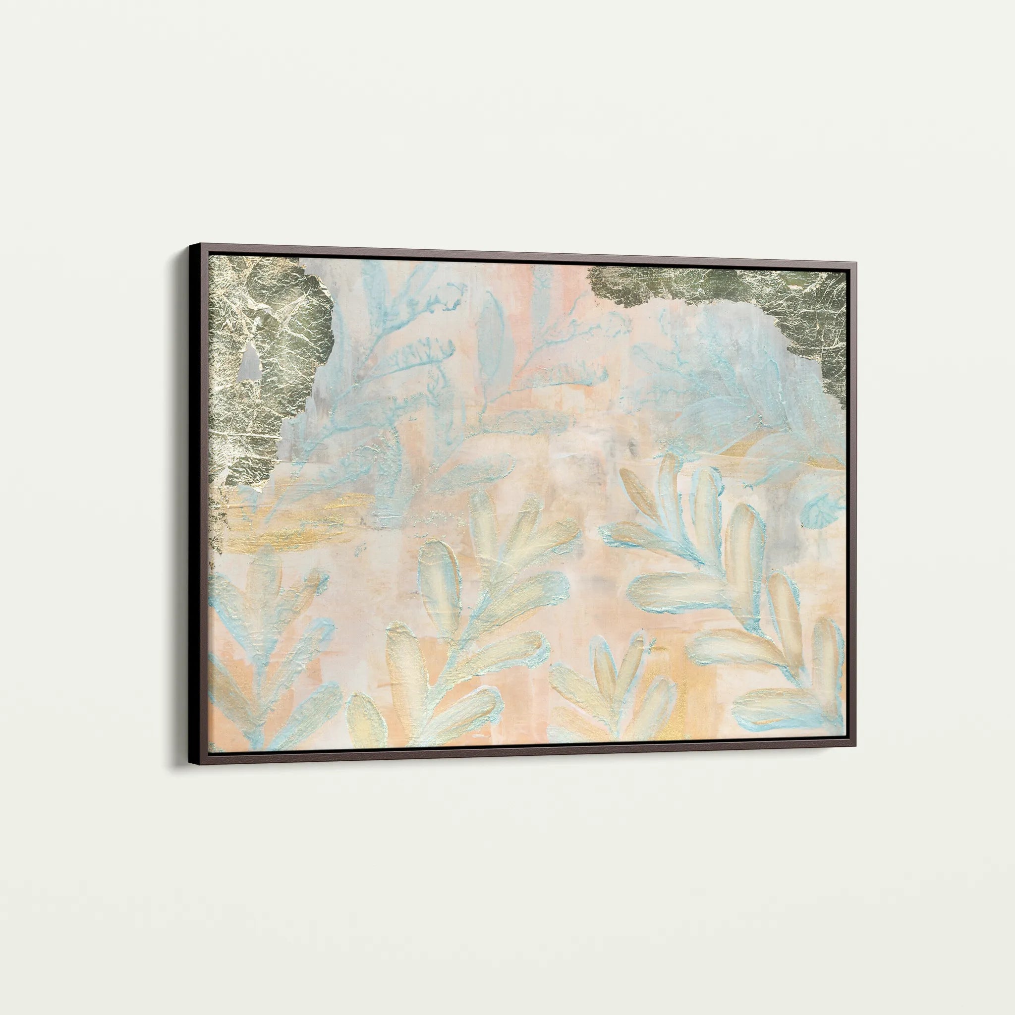 Floral 542 Canvas Art 60 x 40 cm / Black