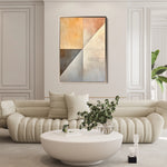 Abstract 543 Canvas Art 60 x 40 cm / Black