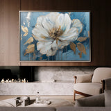 Floral 543 Canvas Art 60 x 40 cm / Black