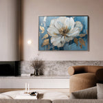 Floral 543 Canvas Art 60 x 40 cm / Black