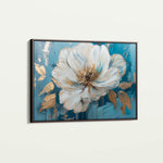 Floral 543 Canvas Art 60 x 40 cm / Black