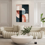 Abstract 544 Canvas Art 60 x 40 cm / Black