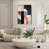 Abstract 544 Canvas Art 60 x 40 cm / Black