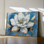 Floral 544 Canvas Art 60 x 40 cm / Black