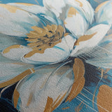 Floral 544 Canvas Art 60 x 40 cm / Black