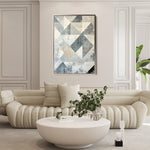 Abstract 545 Canvas Art 60 x 40 cm / Black