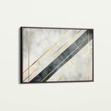Abstract 546 Canvas Art 60 x 40 cm / Black