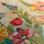 Floral 546 Canvas Art 60 x 40 cm / Black