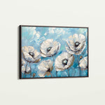 Floral 547 Canvas Art 60 x 40 cm / Black