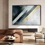 Abstract 548 Canvas Art 60 x 40 cm / Black