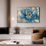 Floral 548 Canvas Art 60 x 40 cm / Black