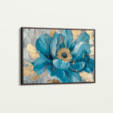 Floral 548 Canvas Art 60 x 40 cm / Black