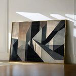 Abstract 549 Canvas Art 60 x 40 cm / Black