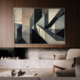 Abstract 549 Canvas Art 60 x 40 cm / Black