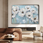 Floral 549 Canvas Art 60 x 40 cm / Black