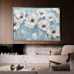 Floral 549 Canvas Art 60 x 40 cm / Black