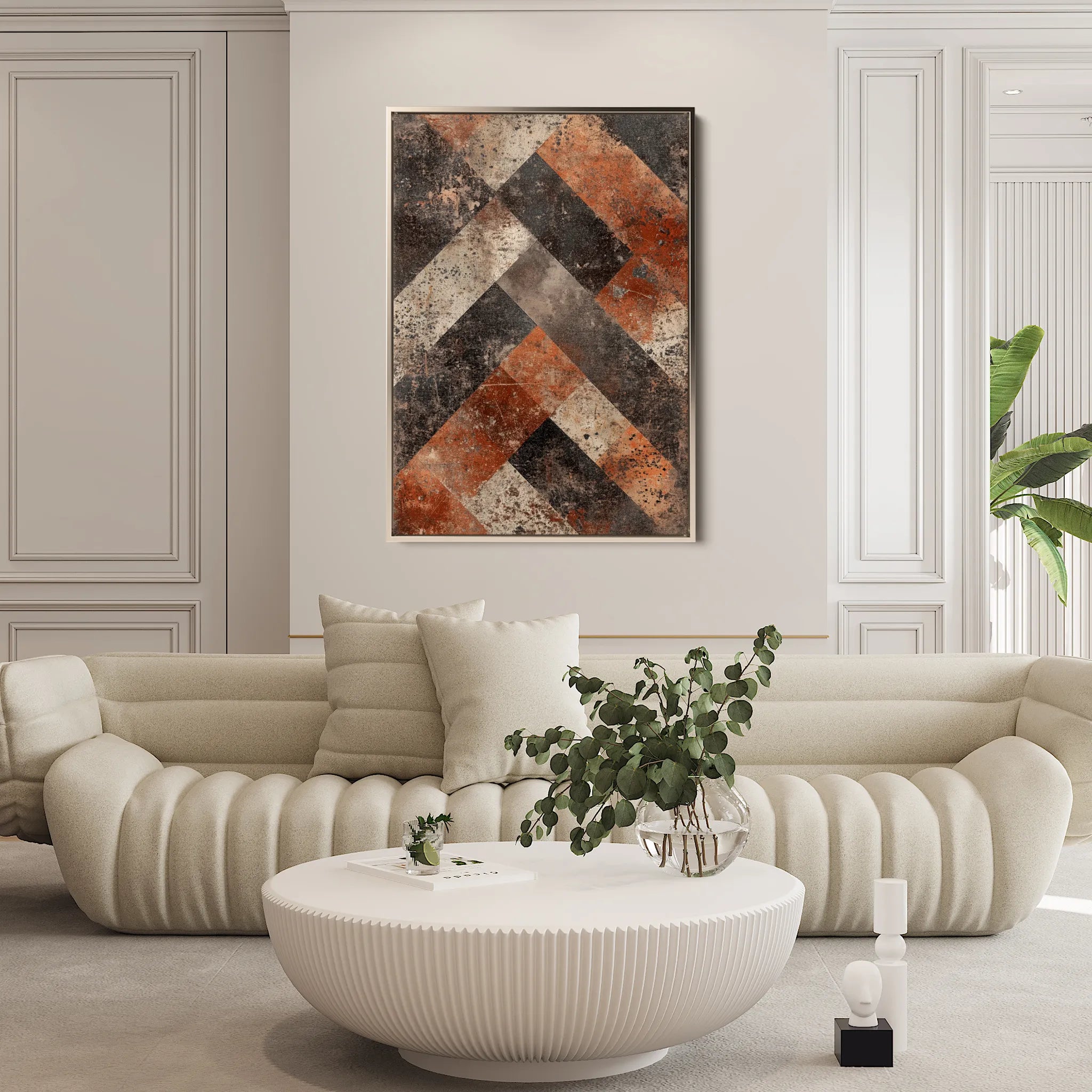 Abstract 550 Canvas Art 60 x 40 cm / Black