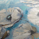 Floral 550 Canvas Art 60 x 40 cm / Black